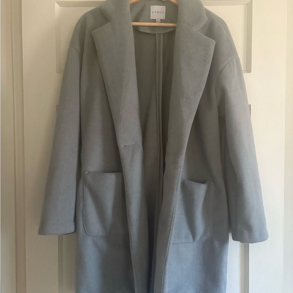 Cyrus Women's Soft Gray Teddy Jacket